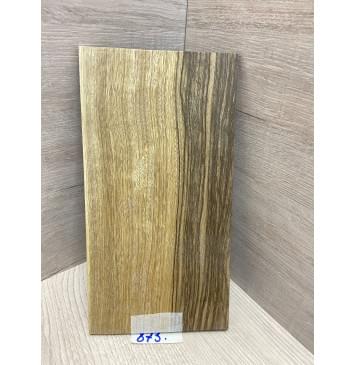 Корина Чёрная заготовка накладки на головку грифа Радиал АА 4,5х130х240 мм -2