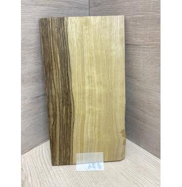 Корина Чёрная заготовка накладки на головку грифа Радиал АА 4,5х130х230 мм -0