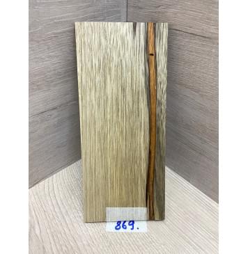 Корина Чёрная заготовка накладки на головку грифа Смешанный ААА 5х95х210 мм -2