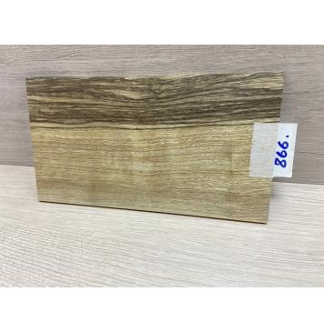 Корина Чёрная заготовка накладки на головку грифа Радиал АА 4,5х130х230 мм -1