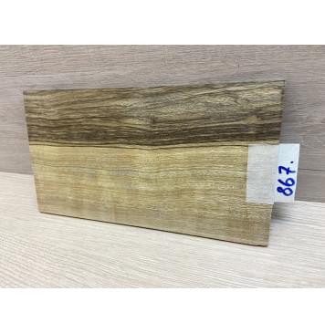 Корина Чёрная заготовка накладки на головку грифа Радиал АА 4,5х130х230 мм -1