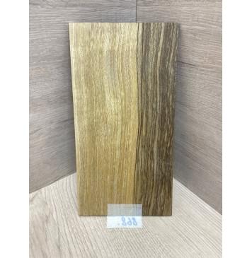 Корина Чёрная заготовка накладки на головку грифа Радиал АА 4,5х130х240 мм -0