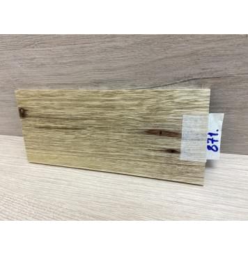 Корина Чёрная заготовка накладки на головку грифа Смешанный АА 5,5х95х210 мм -2