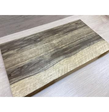 Корина Чёрная Волнистая заготовка корпуса для Тревел гитары Смешанный АА Волна А 48,5х272х485 мм (массив)-1