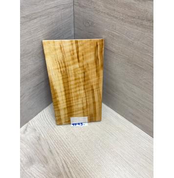 Ольха Волнистая заготовка накладки на головку грифа Радиал АА Волна ААА 7х124х210 мм-1