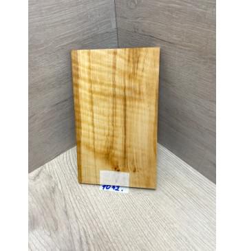 Ольха Волнистая заготовка накладки на головку грифа Смешанный А Волна АА 7х125х195 мм-1