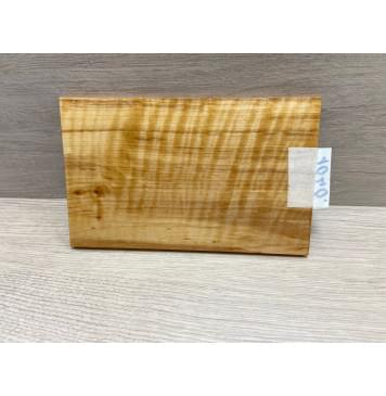 Ольха Волнистая заготовка накладки на головку грифа Смешанный А Волна ААА 8х123х195 мм-0