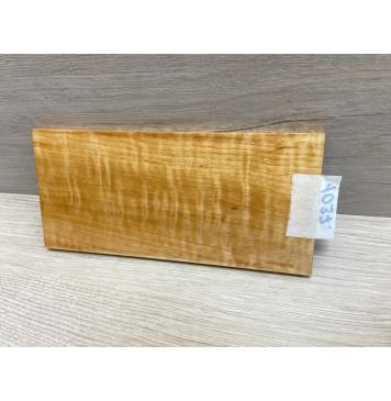 Ольха Волнистая заготовка накладки на головку грифа Смешанный ААА Волна А 7х105х220 мм-1
