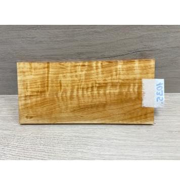 Ольха Волнистая заготовка накладки на головку грифа Смешанный ААА Волна А 7х105х220 мм-0