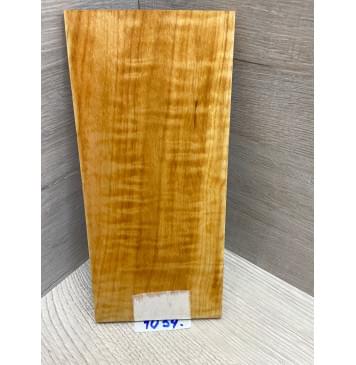 Ольха Волнистая заготовка накладки на головку грифа Смешанный ААА Волна АА 7х105х220 мм-2