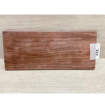 Бубинго заготовка накладки на головку грифа Смешанный ААА 6х110х260 мм-2