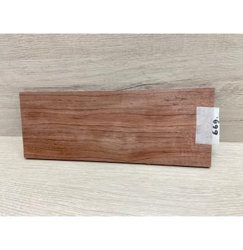 Бубинго заготовка накладки на головку грифа Смешанный ААА 7х98х260 мм-1