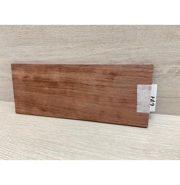 Бубинго заготовка накладки на головку грифа Смешанный ААА 6х105х260 мм-2