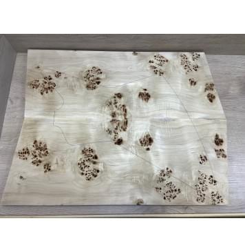 Тополь Кап заготовка на топ Смешанный ААА 24х270х660мм 2шт книжкой-0