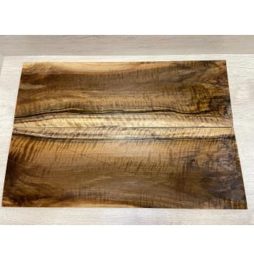 Орех Грецкий Волнистый заготовка на топ  Смешанный ААА Волна АА 9х233х690 мм 2 шт книжкой-0