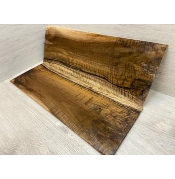 Орех Грецкий Волнистый заготовка на топ  Смешанный ААА Волна АА 9х233х690 мм 2 шт книжкой-4