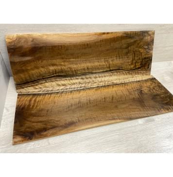 Орех Грецкий Волнистый заготовка на топ  Смешанный ААА Волна АА 9х233х690 мм 2 шт книжкой-3