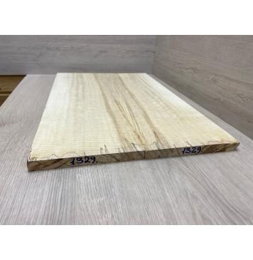 Клён Американский Spalted Волнистый заготовка на топ Смешанный ААА Волна ААА 19х194х590 мм 2 шт (книжкой) Уценка-гнилостные поражения древесины,под стабилизацию или работу с порозаполнителями -10