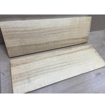 Клён Американский Spalted Волнистый заготовка на топ Смешанный ААА Волна ААА 19х194х590 мм 2 шт (книжкой) Уценка-гнилостные поражения древесины,под стабилизацию или работу с порозаполнителями -11