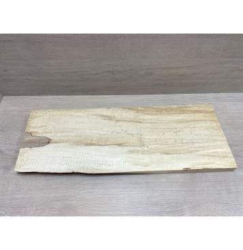 Клён Американский Spalted Волнистый заготовка на топ Смешанный ААА Волна АА 23х155-197х520 мм (1 шт под распил) Уценка-гнилостные поражения древесины,под стабилизацию или работу с порозаполнителями-7