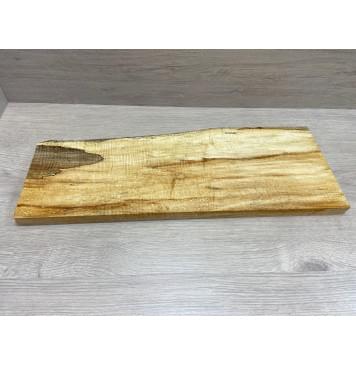 Клён Американский Spalted Волнистый заготовка на топ Смешанный ААА Волна АА 23х155-197х520 мм (1 шт под распил) Уценка-гнилостные поражения древесины,под стабилизацию или работу с порозаполнителями-6