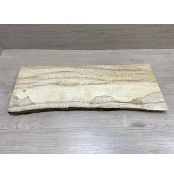 Клён Американский Spalted Волнистый заготовка на топ Смешанный ААА Волна А 22,5х190-200х530 мм (1 шт под распил) Уценка-гнилостные поражения древесины,под стабилизацию или работу с порозаполнителями-2