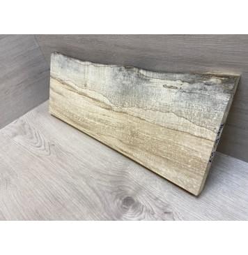 Клён Американский Spalted Волнистый заготовка на топ Смешанный ААА Волна А 22,5х190-200х530 мм (1 шт под распил) Уценка-гнилостные поражения древесины,под стабилизацию или работу с порозаполнителями-1