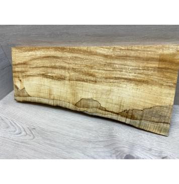 Клён Американский Spalted Волнистый заготовка на топ Смешанный ААА Волна А 22,5х190-200х530 мм (1 шт под распил) Уценка-гнилостные поражения древесины,под стабилизацию или работу с порозаполнителями-7