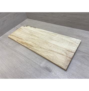 Клён Американский Spalted Волнистый заготовка на топ Смешанный АА Волна ААА 15,5х202-213х525 мм (1 шт под распил) Уценка-гнилостные поражения древесины,под стабилизацию или работу с порозаполнителями-5