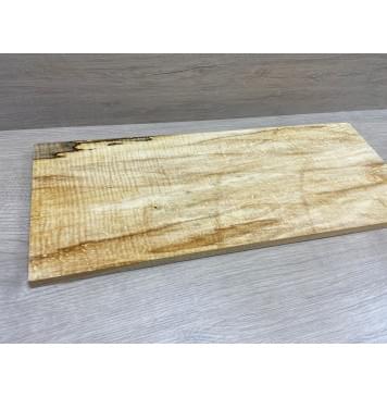 Клён Американский Spalted Волнистый заготовка на топ Смешанный АА Волна ААА 15,5х202-213х525 мм (1 шт под распил) Уценка-гнилостные поражения древесины,под стабилизацию или работу с порозаполнителями-6
