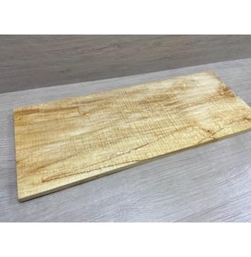 Клён Американский Spalted Волнистый заготовка на топ Смешанный АА Волна ААА 15,5х202-213х525 мм (1 шт под распил) Уценка-гнилостные поражения древесины,под стабилизацию или работу с порозаполнителями-4