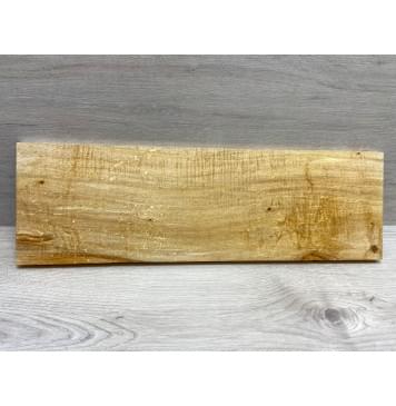 Клён Американский Spalted Волнистый заготовка на топ Смешанный АА Волна АА 16х178-184х575 мм (1 шт под распил) Уценка-гнилостные поражения древесины,под стабилизацию или работу с порозаполнителями-0