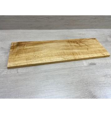 Клён Американский Spalted Волнистый заготовка на топ Смешанный АА Волна АА 16х178-184х575 мм (1 шт под распил) Уценка-гнилостные поражения древесины,под стабилизацию или работу с порозаполнителями-7