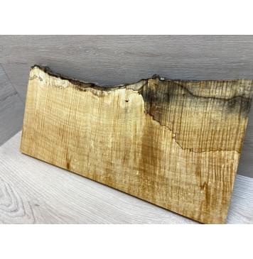 Клён Американский Spalted Волнистый заготовка на топ Смешанный ААА Волна ААА 17,5х178-195405-460 мм (1 шт под распил)-2