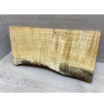 Клён Американский Spalted Волнистый заготовка на топ Смешанный ААА Волна ААА 17,5х178-195405-460 мм (1 шт под распил)-1