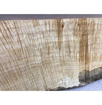 Клён Американский Spalted Волнистый заготовка на топ Смешанный ААА Волна ААА 17,5х178-195405-460 мм (1 шт под распил)-3