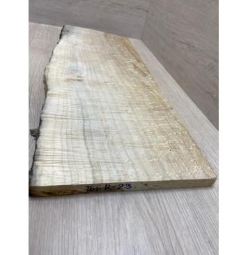 Клён Американский Spalted Волнистый заготовка на топ Смешанный А Волна АА 18х220-230х600-625 мм (1 шт под распил) Уценка-гнилостные поражения древесины,под стабилизацию или работу с порозаполнителями-8