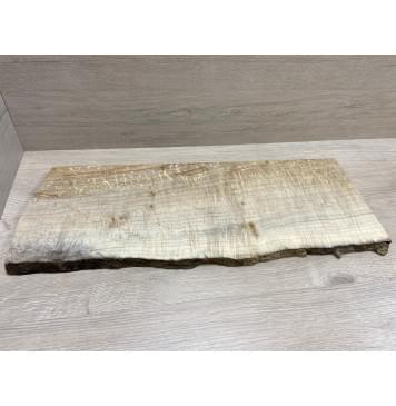 Клён Американский Spalted Волнистый заготовка на топ Смешанный А Волна АА 18х220-230х600-625 мм (1 шт под распил) Уценка-гнилостные поражения древесины,под стабилизацию или работу с порозаполнителями-7