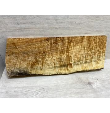 Клён Американский Spalted Волнистый заготовка на топ Смешанный А Волна АА 18х220-230х600-625 мм (1 шт под распил) Уценка-гнилостные поражения древесины,под стабилизацию или работу с порозаполнителями-3