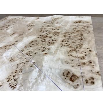 Тополь Кап заготовка на топ Смешанный ААА 17,5х250-270х670 мм (2 шт книжкой)-4