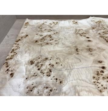 Тополь Кап заготовка на топ Смешанный ААА 17,5х250-270х670 мм (2 шт книжкой)-3