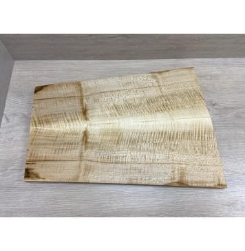 Клён Американский Волнистый заготовка на топ Радиал АА Волна ААА 21х174х480 мм 2шт (книжкой)-1