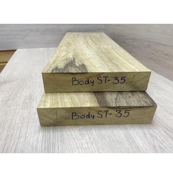 Корина Чёрная заготовка корпуса Смешанный АА 47х225х630-660 мм - 2 шт Корина Чёрная заготовка корпуса Смешанный АА 47х225х630-660 мм - 2 шт-3