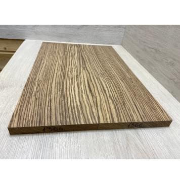 Зебрано заготовка на топ Смешанный АА 22х185х545 мм - 2 шт (книжкой)-2