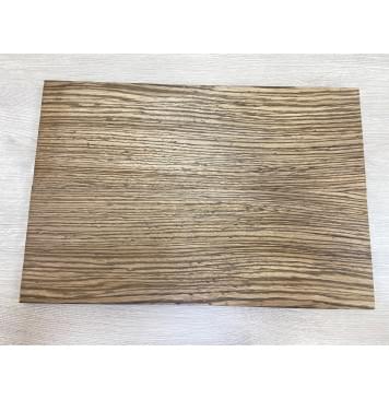 Зебрано заготовка на топ Смешанный АА 22х185х545 мм - 2 шт (книжкой)-1