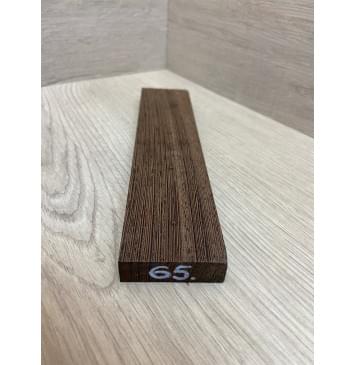 Венге заготовка для бриджа акустической гитары Радиал ААА 15х50х215 мм-0