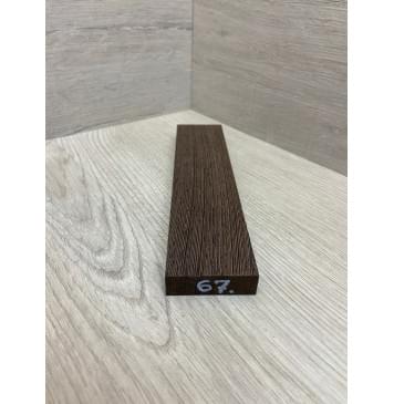 Венге заготовка для бриджа акустической гитары Радиал ААА 15х50х215 мм-0