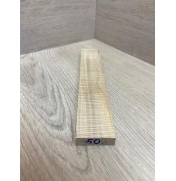 Клён Американский Волнистый заготовка для бриджа акустической гитары Радиал ААА Волна ААА 13х40х210 мм-3