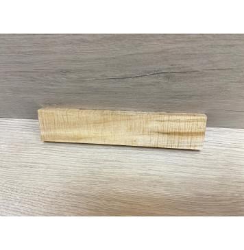 Клён Американский Волнистый заготовка для бриджа акустической гитары Смешанный АА Волна АА 13х40х195 мм-4