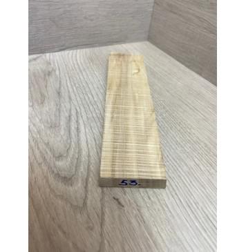 Клён Американский Волнистый заготовка для бриджа акустической гитары Смешанный АА Волна ААА 12х49х200 мм-2